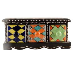 Spice Box-1410 Masala Rack Container Gift Item